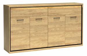 Komoda Etrmoni 105, Svijetlo drvo, 101x177x41cm