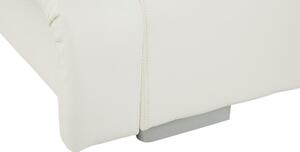 Zondo Bračni krevet 180 cm NICE (s podnicom i LED rasvjetom) (bijela). 1007398
