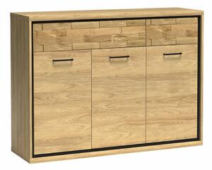 Komoda Etrmoni 104, Hrast, Svijetlo drvo, 101x135x41cm