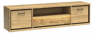 TV stol Etrmoni 111, Hrast, Svijetlo drvo, 48x181x41cm