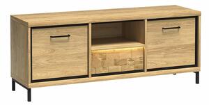 TV stol Etrmoni 112, Svijetlo drvo, Hrast, 48x139x41cm