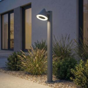 Lindby Soran LED staza svjetiljka, crna, 100 cm, metal, IP44, Crno, Metal