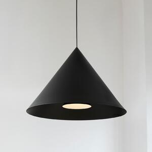 LOOM DESIGN Hanzu viseća lampa, Ø 55 cm, crna, E27, prigušiva, Crno, Dnevni boravak/blagovaonica, Aluminij