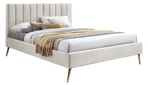 Krevet Comfivo 351Bračni, Svijetlo smeđa, 140x200, Tkanina, Basi a doghePodnice za krevet, 145x218x111cm