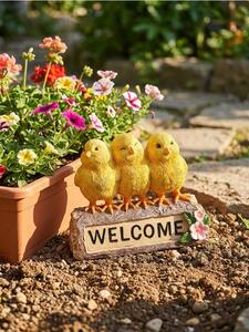 Sinsay - Samostojeća vrtna dekoracija s natpisom „Welcome“