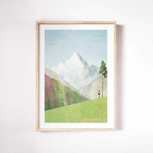 Plakat 30x40 cm Mountains - Travelposter