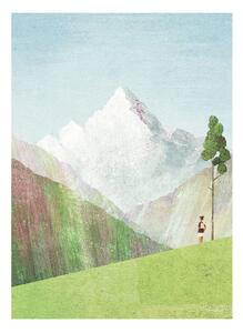 Plakat 30x40 cm Mountains - Travelposter