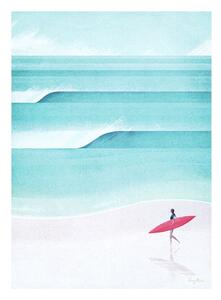 Plakat 30x40 cm Surf Girl IV - Travelposter