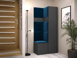 Set za hodnik Hartford 348, Grafit, 186x82x44cm