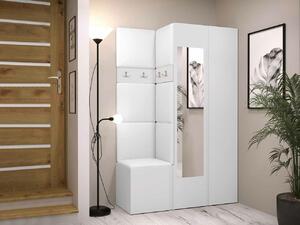 Set za hodnik Hartford 350, Bijela, 186x116x44cm