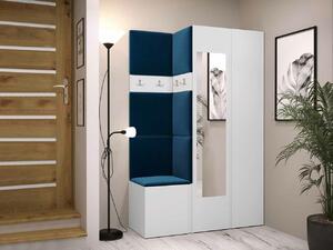Set za hodnik Hartford 350, Bijela, 186x116x44cm