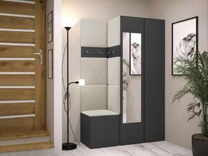 Set za hodnik Hartford 350, Grafit, 186x116x44cm