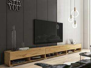TV stol Sarasota 144, Wotan hrast, 30x300x33cm