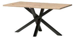 Stol Stanton 146, Crna, Artisan hrast, 75x90cm