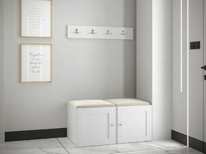 Set za hodnik Hartford 376, Svijetlo smeđa, Bijela