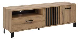 TV stol Dorvela 100, Hrast, Crna, 52.5x148x39cm