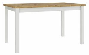 Stol Victorville 126, Bijela, Artisan hrast, 78x80cm, Bukva