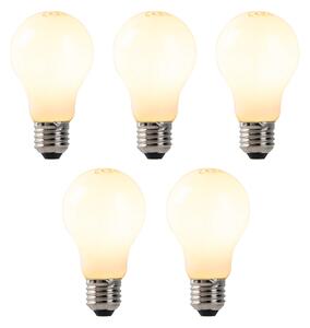 Set od 5 prigušivih LED žarulja opalno staklo 7W 806 lm 2200K