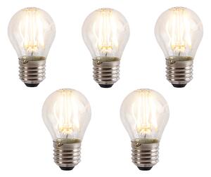Set od 5 E27 LED žarulja s mogućnošću prigušivanja u 3 koraka P45 5W 700 lm 2700K