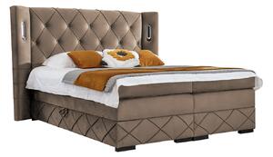 Boxspring krevet Baltimore 187, 138x168cm, Bor