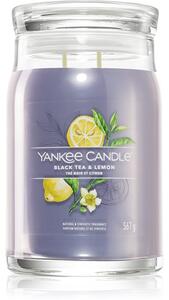 Yankee Candle Black Tea & Lemon mirisna svijeća 567 g