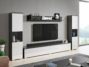 Dnevni boravak Sarasota 131, Tamno sivo, Sjajno bijela