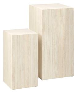 Set pomoćnih stolića Norsica 682, Beige, 70x35cm