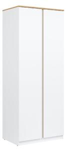 Ormar Catelbi 107, Hrast, Bijela, 194x78x52cm