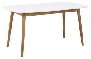 Stol Norsica Daltea 105, Bijela, Hrast, 75.5x80cm