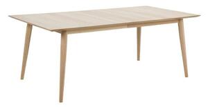 Stol Norsica Evasoni 101, Bijeljeni hrast, 75.3x100cm, Hrast
