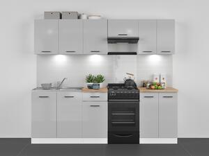 Modularan kuhinjski set Line Grey 119, 230cm
