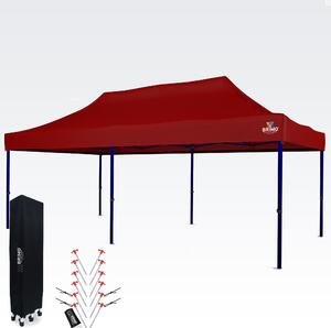 Šator za proslave 3x6m - bez 3 zida - Crvena