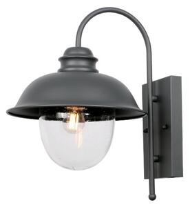 22821 ZIDNA SVJETILJKA VANJSKA SIVA VRTNA MONZA 1xE27
