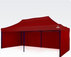 Šator za proslave 3x6m - sa 3 zida - Crvena