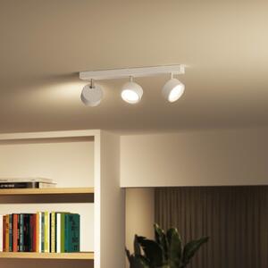Philips Bracia LED stropni reflektor, tri žarulje, bijela, Bijela, Dnevni boravak/blagovaonica, Metal