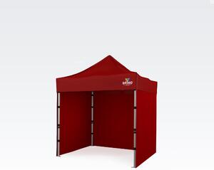 Šatori za zabave 2x2m - sa 3 zida - Crvena