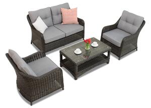 Toledo Coffee 4 antracit Garden Point set vrtnog namještaja