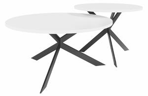 Stolići za kavu Oswego 108, Bijela, Crna, 42cm