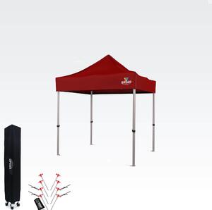 Pop up šator 2x2m - bez zidova - Crvena