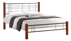 Krevet Houston 1181 Bračni, Smeđa, 160x200, Metal, Basi a doghePodnice za krevet, 166x206x103cm