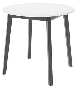 Stol Edmond 112, Crna, Bijela, 77cm