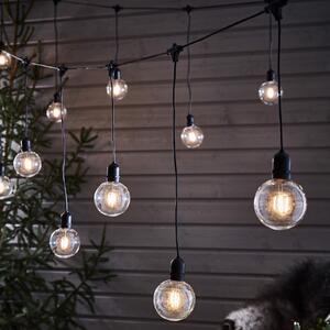 Vrtna 24 LED bajkovita svjetla Deco, početni set, transformator