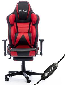 Bytezone HULK, gaming stolica s masažnim jastučićem, nosivost do 120kg, crno-crvena, oznaka modela BZ5963R