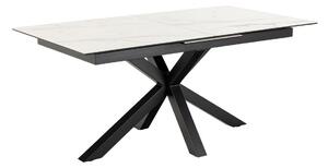 Stol Norsica 676, Crna, Bijeli mramor, 76x90cm