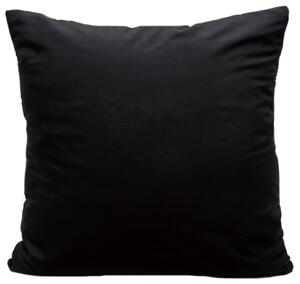 Jednostavna crna jastučnica 50x60 cm
