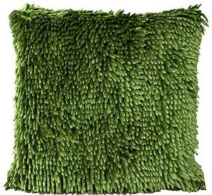 Jastučnica s resicama maslinasto zelena 40 x 40 cm