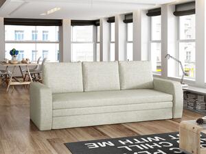 Kauč na razvlačenje Elyria 122, Beige, 89x220x83cm, Bor
