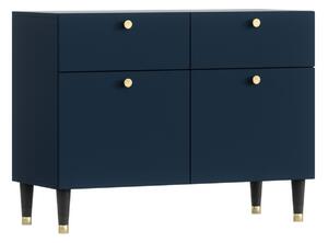 Komoda Elyria D100, Plava, 75x100x40cm