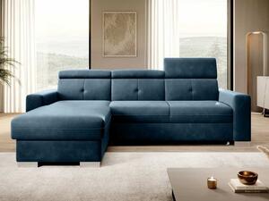 Kutna garnitura Elyria 135, Siva, 81x248x162cm, Bor