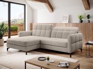 Kutna garnitura Elyria 130, Beige, 80x225x160cm, Bor